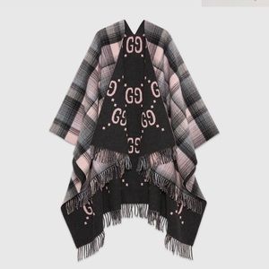 Gucci Gray/Pink Shawl